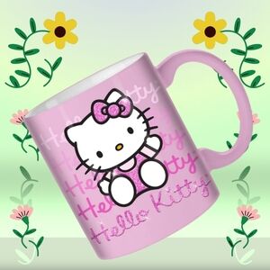 🎯🎯Sale🎯🎯 NWT San Rio Hello Kitty Pink Glitter Coffee Mug